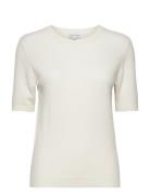 T-Shirt Over Designers Knitwear Jumpers Cream Davida Cashmere