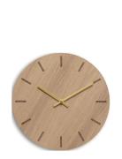 Light Oak Home Decoration Watches Wall Clocks Beige Hemverk
