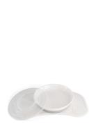 Click-Mat Mini + Plate Home Meal Time Plates & Bowls Plates White Twis...