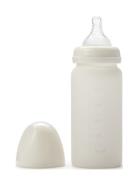 Glass Feeding Bottle - Vanilla White Baby & Maternity Baby Feeding Bab...