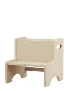 Childrens Stepstool Home Kids Decor Furniture Beige Nofred