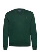 Performance V-Neck Sweater Tops Knitwear V-necks Green Polo Ralph Laur...