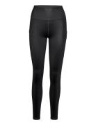 Coated Jersey Legging Bottoms Running-training Tights Black Lauren Ral...