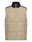 Reed Puff Vest Designers Vests Beige Woodbird