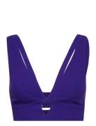 Maisie Tops Crop Tops Sleeveless Crop Tops Blue Reiss