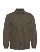 Whiting Overshirt Designers Overshirts Khaki Green Wax London