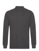 Albert Ls Organic / Recycle Tops Polos Long-sleeved Grey Kronstadt