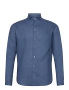 Regular Fit Men Shirt Tops Shirts Linen Shirts Blue Bosweel Shirts Est...