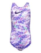 Nike Crossback Piece Dream Sport Swimsuits Purple NIKE SWIM