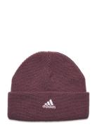 Lk Beanie Sport Headwear Hats Beanie Burgundy Adidas Performance