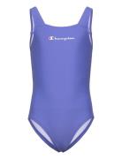 Swimming Suit Sport Swimsuits Blue Champion