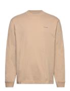 M. Relaxed Long Sleeve Designers T-Langærmet Skjorte Beige HOLZWEILER