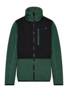 Carson Fleece Jacket Sport Fleece Outerwear Fleece Jackets Green ZigZa...