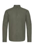 Inglobe Tops Shirts Linen Shirts Green INDICODE