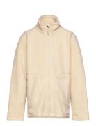 Woods Jkt Jr Sport Fleece Outerwear Fleece Jackets Beige Five Seasons