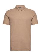 Troy Polo Shirt Designers Polos Short-sleeved Beige J. Lindeberg