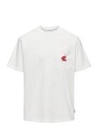 Onsarchie Life Rlx Ss Tee Tops T-Kortærmet Skjorte White ONLY & SONS