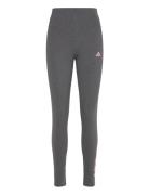 Essentials High Waist Logo Leggings Bottoms Leggings Grey Adidas Sport...