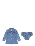 Levi's® Western Denim Dress Dresses & Skirts Dresses Baby Dresses Long...