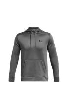 Ua Armour Fleece Hoodie Tops Sweatshirts & Hoodies Hoodies Grey Under ...