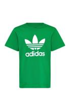 Trefoil Tee Sport T-Kortærmet Skjorte Green Adidas Originals