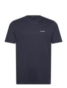 Dune Logo Ss Gots Tops T-Kortærmet Skjorte Navy Gabba