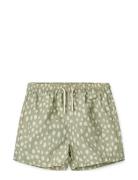 Duke Printed Board Shorts Badeshorts Green Liewood