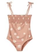 Larisa Printed Swimsuit Badedragt Badetøj Pink Liewood