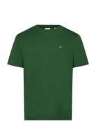 Emb Archive Shield Tshirt Tops T-Kortærmet Skjorte Green GANT