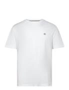 Emb Archive Shield Tshirt Tops T-Kortærmet Skjorte White GANT