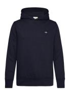 Reg Emb Archive Shield Hoodie Tops Sweatshirts & Hoodies Hoodies Navy ...