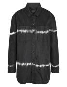 Nmalva L/S Tie Die Denim Shacket Vi490Bl Jakke Denimjakke Black NOISY ...