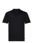 Ace Mock Neck T-Shirt Tops T-Kortærmet Skjorte Black J. Lindeberg