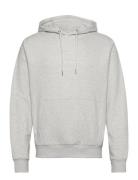 Dexter Hoodie Tops Sweatshirts & Hoodies Hoodies Grey Les Deux