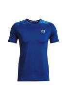 Ua Hg Armour Fitted Ss Sport T-Kortærmet Skjorte Blue Under Armour