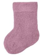 Nbfolli Terry Fluffy Sock Sokker Strømper Pink Name It