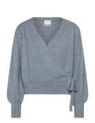 Iholene Ca3 Tops Knitwear Cardigans Blue ICHI