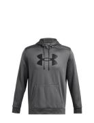 Ua Armour Fleece Big Logo Hd Tops Sweatshirts & Hoodies Hoodies Grey U...