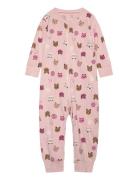 Pyjamas Cat Bf Pyjamas Sie Jumpsuit Pink Lindex