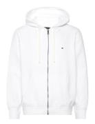 Essential Fleece Zip Through Tops Sweatshirts & Hoodies Hoodies White ...