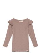 Nmfgago Kuo Ls Slim Top Lil Tops T-shirts Long-sleeved T-Skjorte Beige...