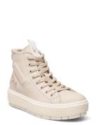 Potenza Cl Mid Wmn Sport Sneakers High-top Sneakers Beige FILA