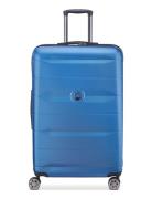 Comete+ 77 Cm Trolley Case Bags Suitcases Blue DELSEY PARIS