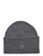 Big Rib Beanie - Rws Accessories Headwear Beanies Grey Knowledge Cotto...