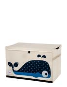 Storage Basket With Lid Home Kids Decor Storage Storage Boxes Blue 3 S...