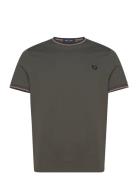 Twin Tipped T-Shirt Designers T-Kortærmet Skjorte Khaki Green Fred Per...