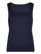 Billie Top Tops T-shirts & Tops Sleeveless Navy Rosemunde