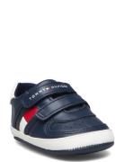 Tommy Hilfiger Crib Shoes With Velcro Low-top Sneakers Navy Tommy Hilf...