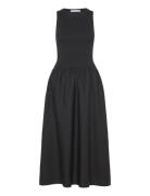 A-Line Dress Knælang Kjole Black Mango