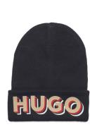 Pull On Hat Accessories Headwear Hats Beanie Black Hugo Kids